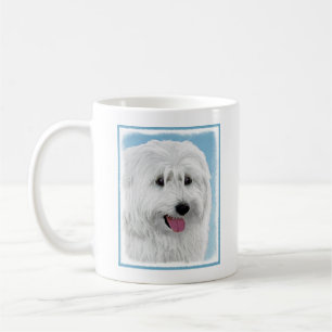 Taza De Café Pintura de perro pastor de Lowland polaco - Arte d