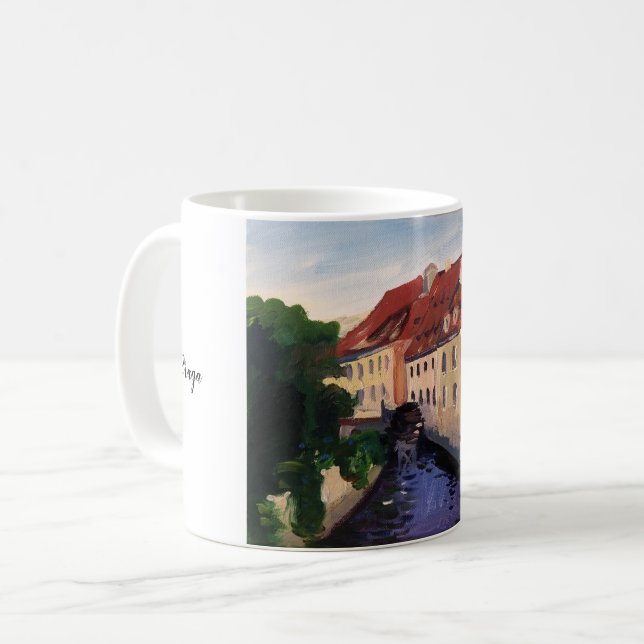 Taza De Café Pintura de Praga (Anverso izquierdo)