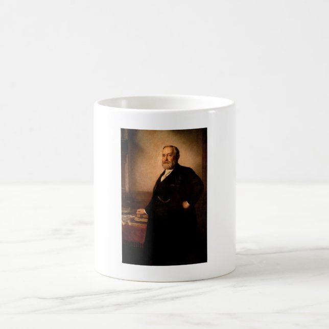 Taza De Café Pintura de presidente Benjamin Harrison (Centro)