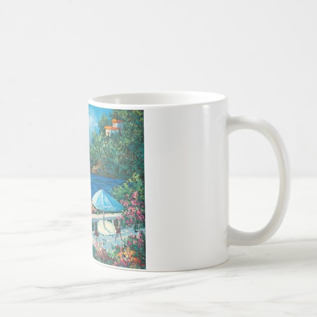 Taza De Café Pintura de un velero (Derecha)