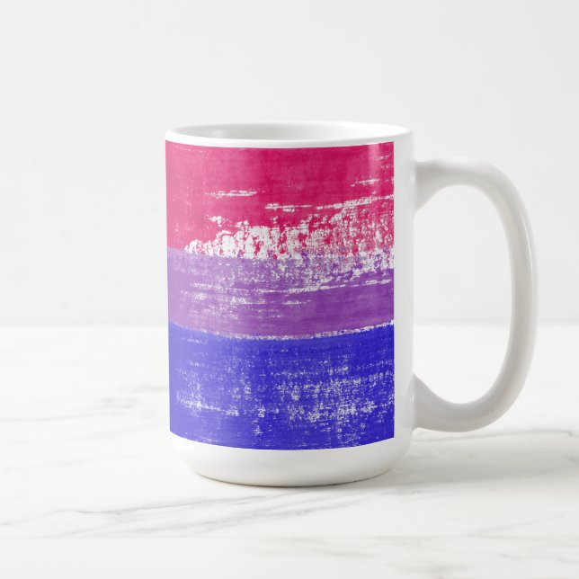 Taza De Café Pintura del Orgullo Bisexual