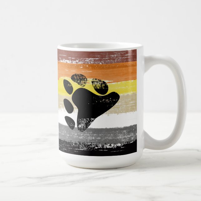 Taza De Café Pintura del Orgullo del Oso (Derecha)