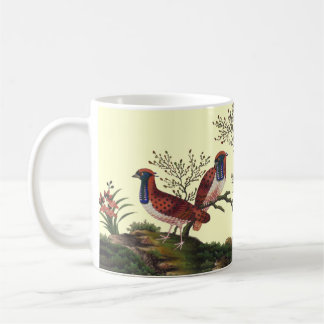 Taza De Café Pintura elegante del papel de arroz de los