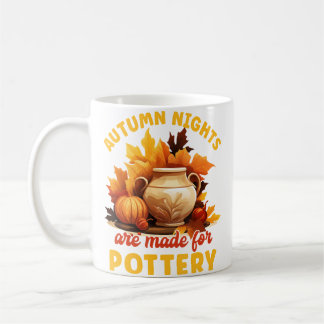 Taza De Café Pintura en Cerámica Noches de Otoño Hechas Para Al