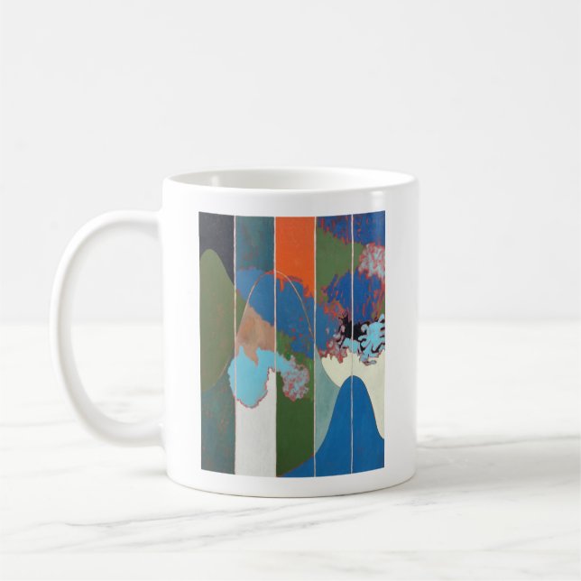 Taza De Café Pintura gaussiana 3 (Izquierda)