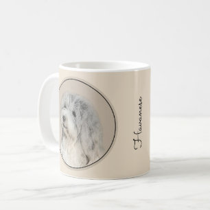 Taza De Café Pintura Havanesa (Dorada Sable) - Arte Perro Origi