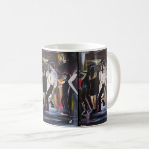 Taza De Café Pintura Noche de Mambo de Alfred Fox