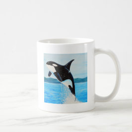 Taza De Café Pintura Orca