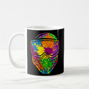 Taza De Café Pintura Pintura Paint Shoting Paintballer Aire Gun