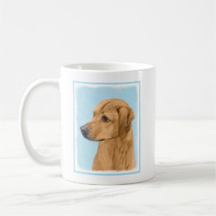 Taza De Café Pintura Ridgeback Rhodesiana - Arte Perro Original