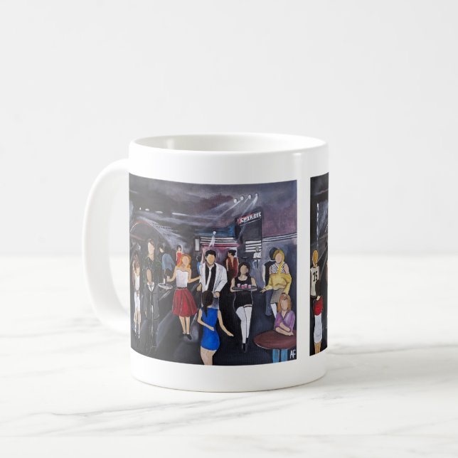 Taza De Café Pintura sin control de Alfred Fox  (Anverso izquierdo)