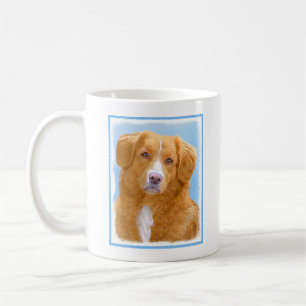 Taza De Café Pintura tocante del perro del perro perdiguero del