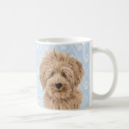 Taza De Café Pinturas del perro de Labradoodle/amor de