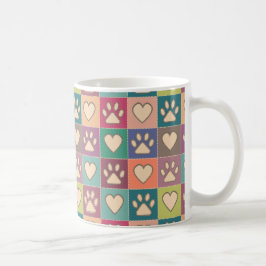 Taza De Café Pinturas y corazones de la casa de campo