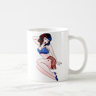 Taza De Café Pinup Retro Cups USA Pinup Chicas Mugs & Gifts