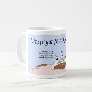 Taza De Café Piojos principales después de un corte del zumbid