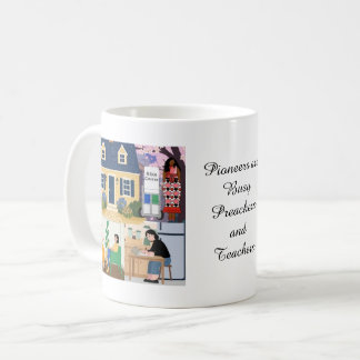 Taza De Café Pioneros son predicadores y maestros ocupados-Herm