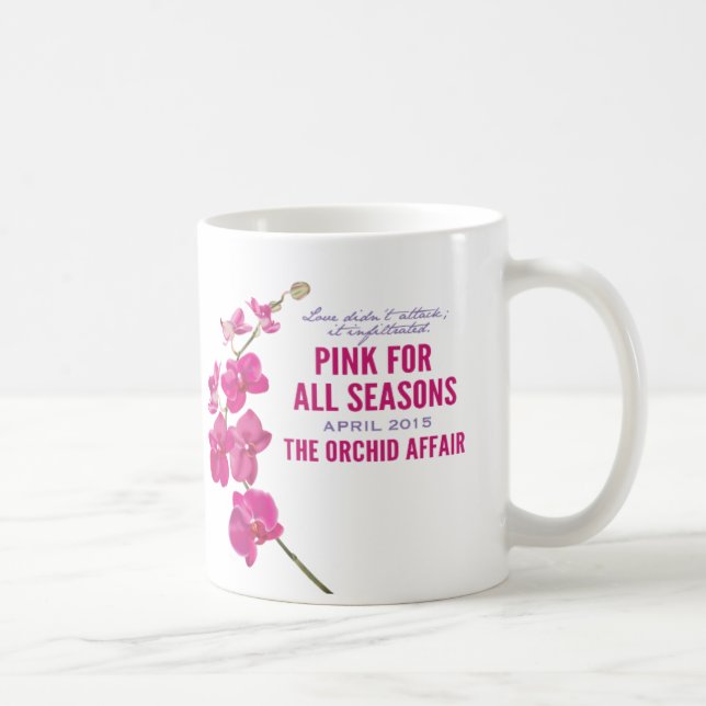 Taza De Café Pique por todas las estaciones abril (taza del mes (Derecha)