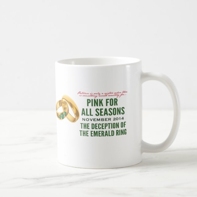 Taza De Café Pique por todas las estaciones noviembre (taza del (Derecha)