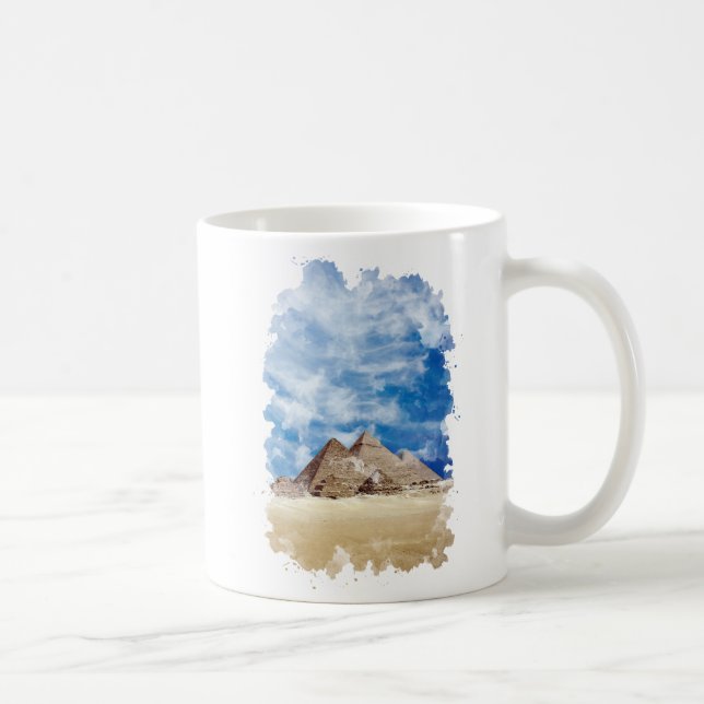 Taza De Café Pirámide de Giza Egipto (Derecha)