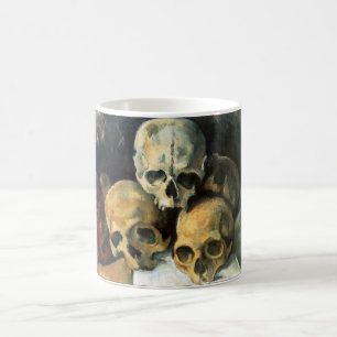 Taza De Café Pirámide de los cráneos Paul Cezanne