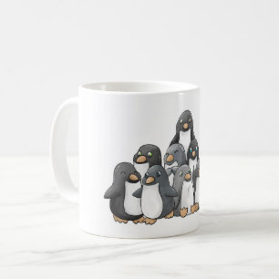 Taza De Café Pirámide del pingüino