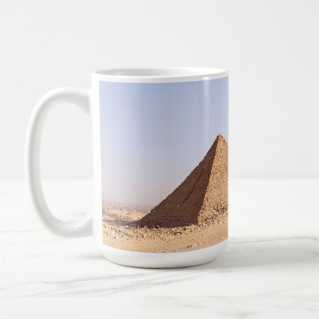 Taza De Café Pirámides de Egipto de café Mug (Izquierda)