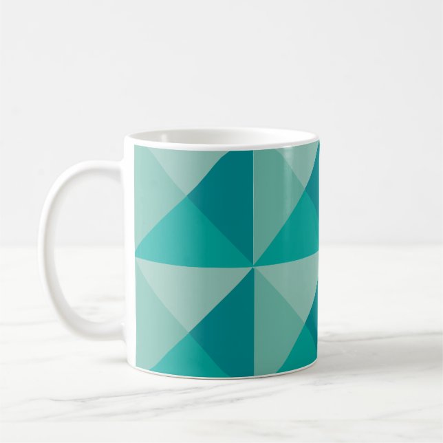 Taza De Café Pirámides turquesas (Izquierda)