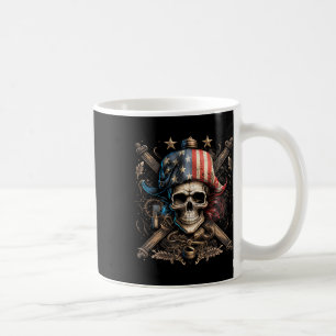 Taza De Café Pirata 4 de julio bandera americana EE. UU. Améric