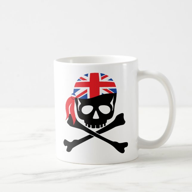 Taza De Café Pirata británico (Derecha)