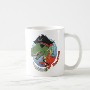 Taza De Café Pirata de Dino
