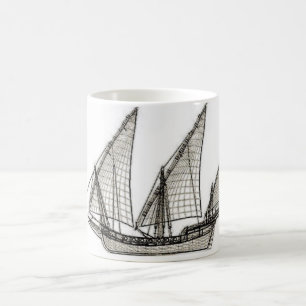 Taza De Café pirata de velero
