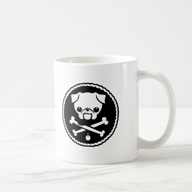 Taza De Café Pirata del barro amasado (Derecha)