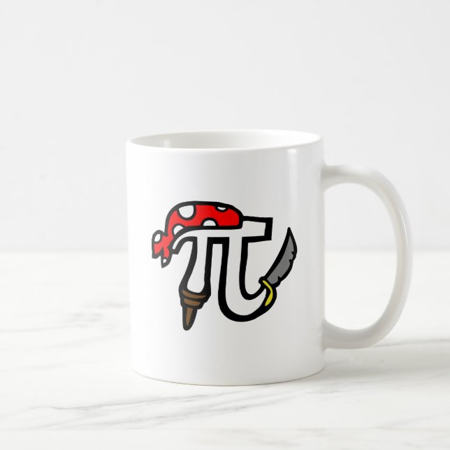 Taza De Café Pirata del pi (Derecha)