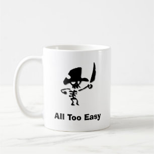 Taza De Café Pirata demasiado fácil