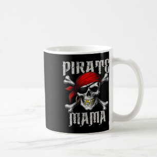 Taza De Café Pirata Mama Jolly Roger Bandera Y Crusanos De Cala