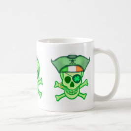 Taza De Café Piratas del irlandés del día de St Patrick