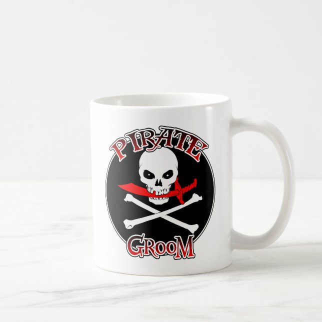 Taza De Café Pirate Groom (Derecha)