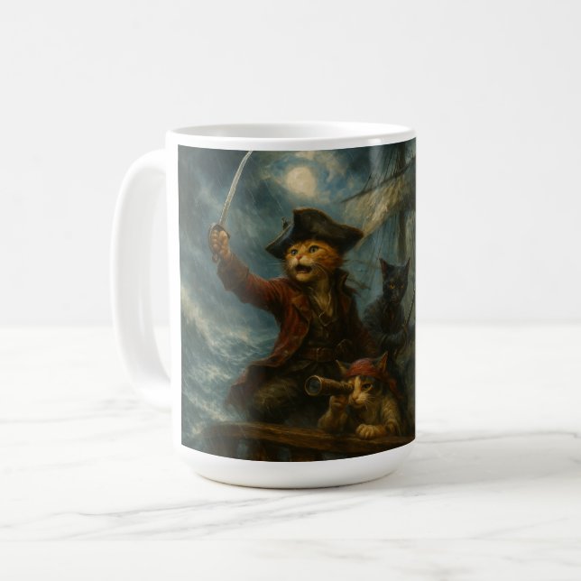 Taza De Café Pirate Red Paws (Anverso izquierdo)