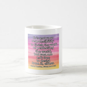 Taza De Café Pirkei Avot 2:21 - Café judío Mug