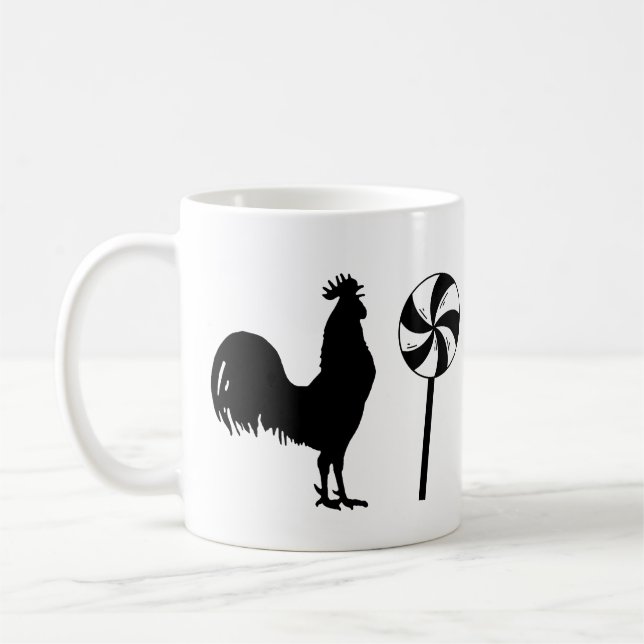 Taza De Café Piruleta de Gallo (Izquierda)