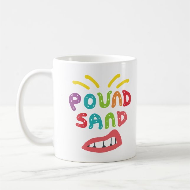 Taza De Café Pisar Arena (Izquierda)