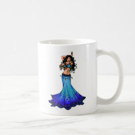 Taza De Café Pisces Belly Dancer Art