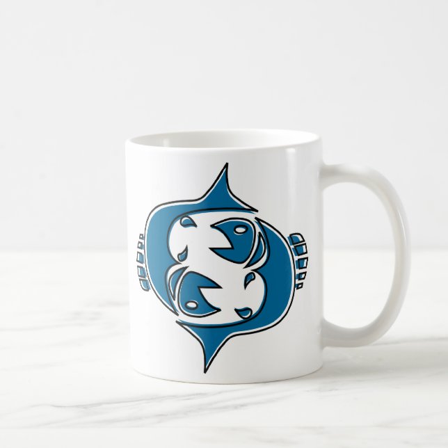 Taza De Café pisces de odd-Rex (Derecha)