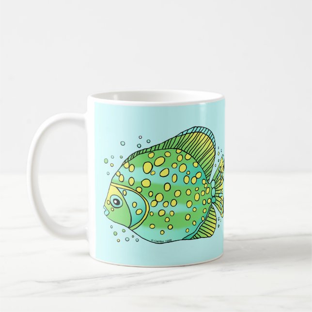 Taza De Café Pisces Fish (Izquierda)