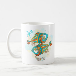 Taza De Café Pisces Horoscope Zodiac Feb 19 - Marzo 20 Cumpleañ
