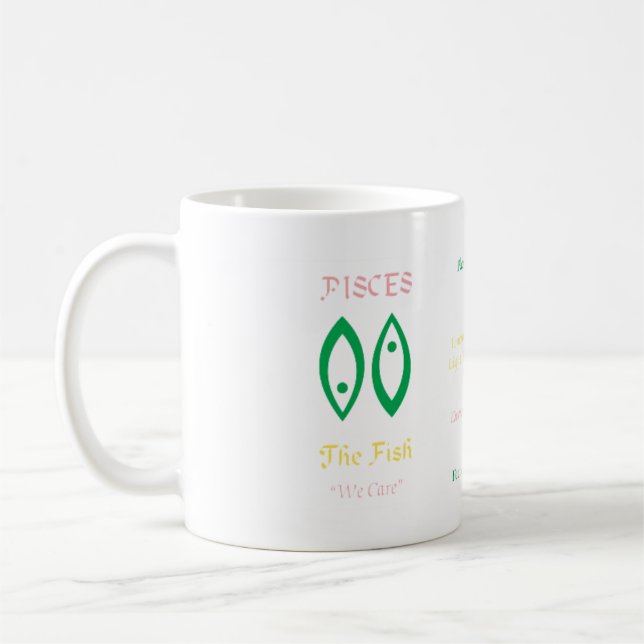 Taza De Café Pisces mug (Izquierda)
