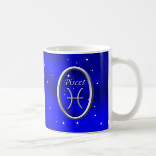 Taza De Café Pisces Starry Night Mugs