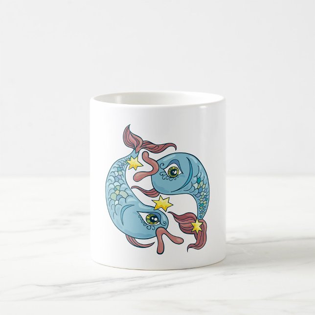 Taza De Café Pisces Zodiac Fish Horoscope (Subido por el creador)