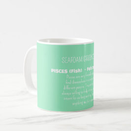 Taza De Café PISCES Zodiac Sign Personality Traits